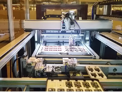 模块自动化组装测试产线